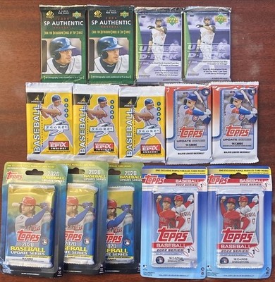 14 SEALED PACKS Mix Of Upper Deck Topps Score-Pinnacle + 2004 SP Authentic Hobby