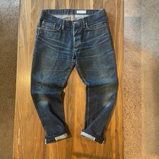 Gustin Raw Selvedge Denim Jeans - Slim Fit - ...