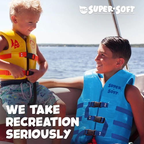 TRC Recreation Super Soft Adult XS Life Jacket Vinyl Coated Swim Vest(Open Box) image 6