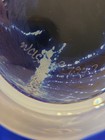 Correia Signed Art Glass Hand Blown EARTH PLANET Paperweight Cobalt Blue Clear — photo 10