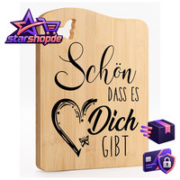 Bambus Schneidebrett Geschenk FüR Frauen Geburtstag Freundin