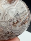Laguna Lace, Polished, Carved Heart Agate With Druzy Crystal Pocket. — photo 4