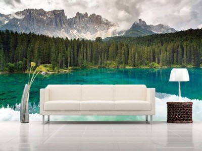 3D Forest Lake K727 Wallpaper Mural Self-adhesive Removable Sticker Kay