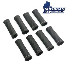 Black 4 Spark Plug Wire Heat Protector Sleeves - Ls1 Ls3 Lq4 Lm7 Lc9 Ls2 Boots