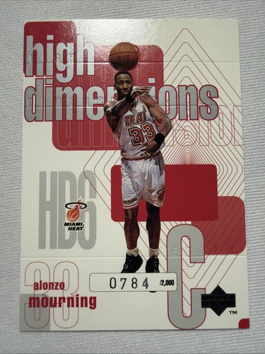 Alonzo Mourning #HD6 1997 Upper Deck High Dimensions card