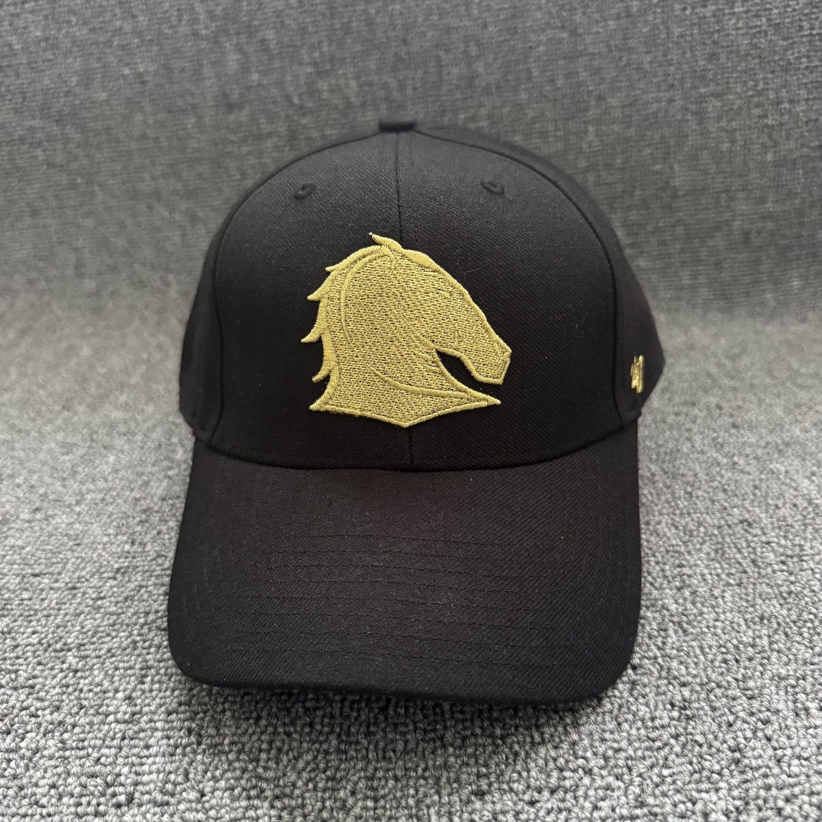 '47 Brand Horse Head Baseball Cap Snapback Black Gold OSFA Hat