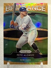 2020 Panini Prizm - NEON ORANGE Brilliance Refractor #B3 Pete Alonso 74/100