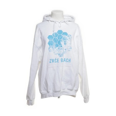 Gildan, Kapuzenpullover, Größe: L, Heavy Blend, Weiß/Blau #oGl