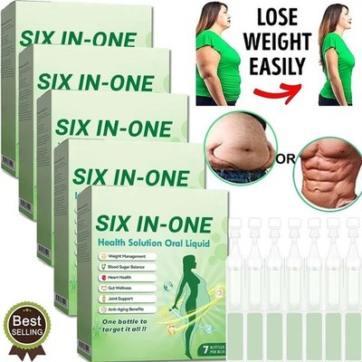 Six-in-One Health Solution Oral Liquid,one Bottle to Target It All HOT