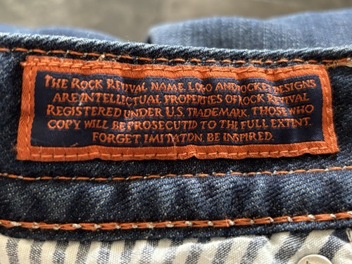 Rock Revival Jeans Womens 31 Blue Celine Skinny Stretch Distressed Boot CutDenim - Picture 12 of 20
