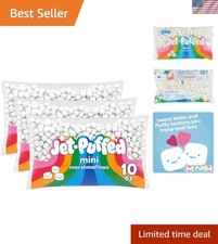 10 oz Mini Marshmallows 3-Pack - Guilt-Free Dessert Topping for Hot Chocolate