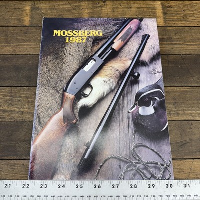 Vintage Mossberg 1987 Catalog Model 500 Bullpup Shotgun Brochure