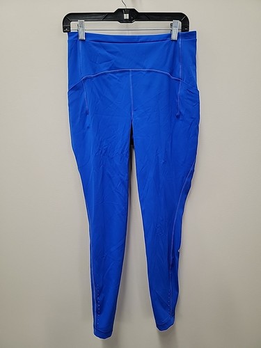 Lululemon Talla 10 Azul Corto Leggings Entrenamiento Compresión