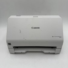 Canon imageFORMULA R30 Office Document Scanner Tested No Cord Missing Paper Tray