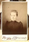 CIVIL WAR GETTYSBURG PHOTOGRAPHER LEVI MUMPER PHOTO OF LOCAL WOMAN c1880