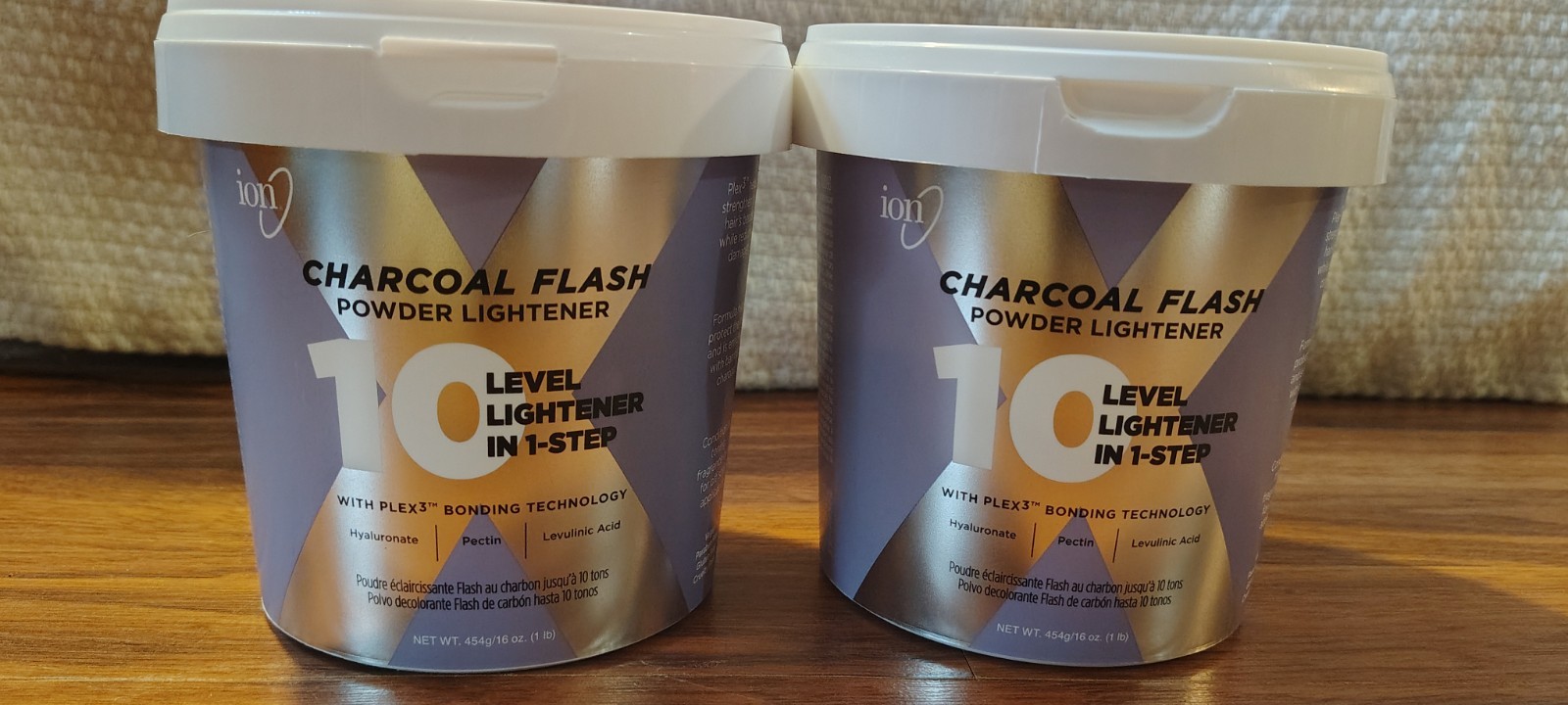 Lot Of 2 Ion Charcoal Flash Powder Lightener 10x Level Light
