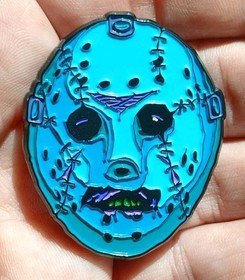 Jason X Leatherface Friday The 13th Texas Chainsaw Massacre ENAMEL PIN NES Mash