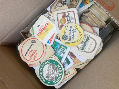 500+ Mixed beer coasters FREE SHIPPING