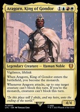 MTG - ARAGORN, KING OF GONDOR(FOIL) - Lord of the Rings Co (M)