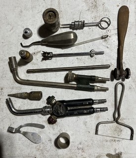 Vintage Dentist Dental Equipment & Tools Lot Collection Dentistry Crowns Resin