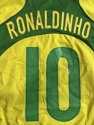 ブラジル代表 RONALDINHO 10番ジャージ ブラジル代表 リイシュー ジャージー #10 ロナウジーニョ／サッカー