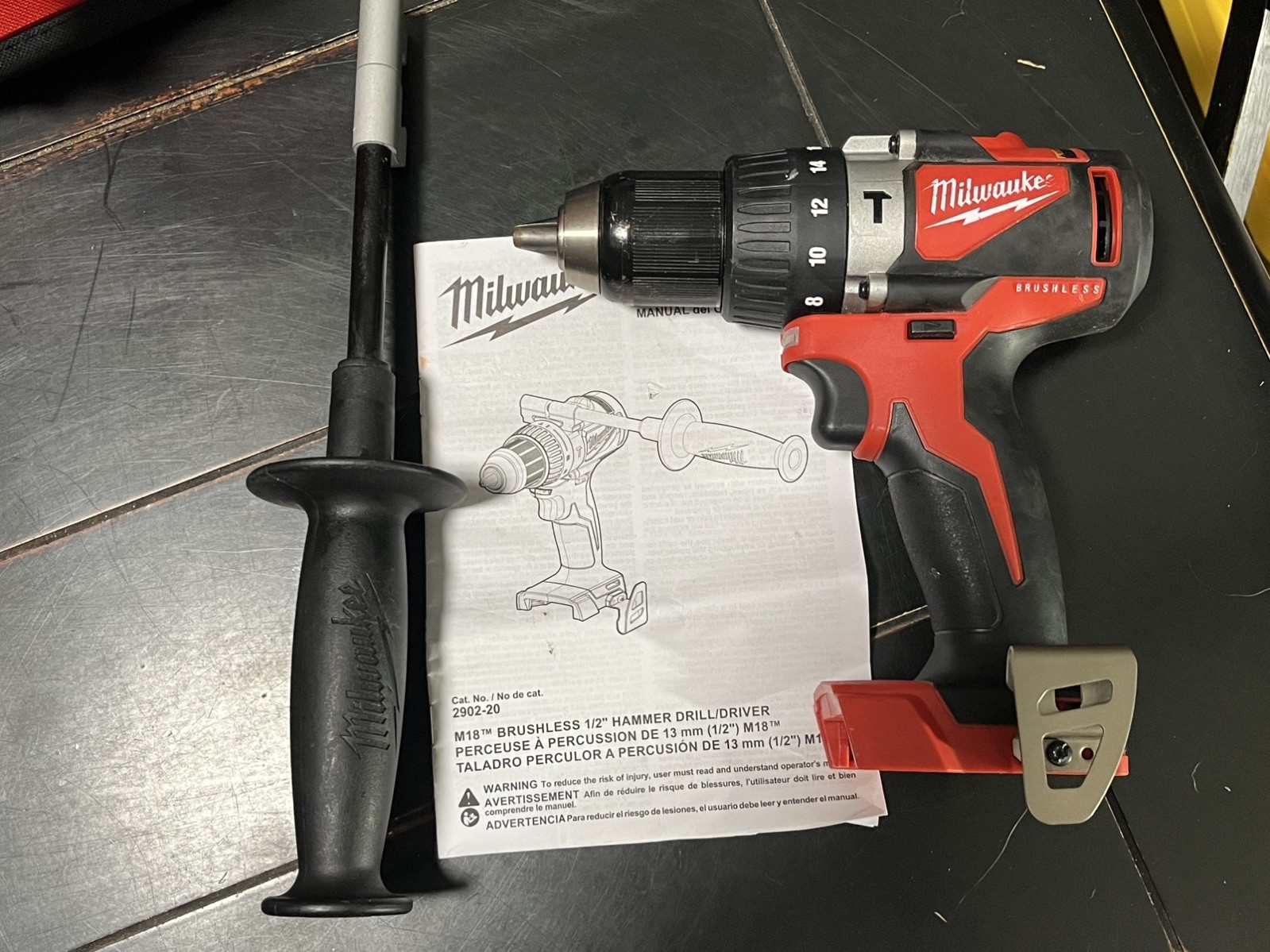 Milwaukee 2893-22Cx M18 Brushless 2-Tool Combo Kit, Hammer Drill/Impact READ