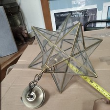 Vintage Moravian Star Large Ceiling Light X1   - Please read