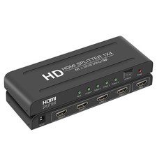 hdmi splitter 1 in 4 out- 4 output splitter, 1X4 splitter- 4 Port Powered
