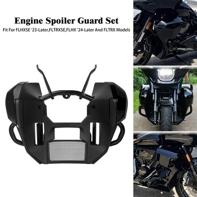 Front Lower Leg Fairings & Engine Crash Bar For Harley CVO FLHXSE FLTRXSE 2023+