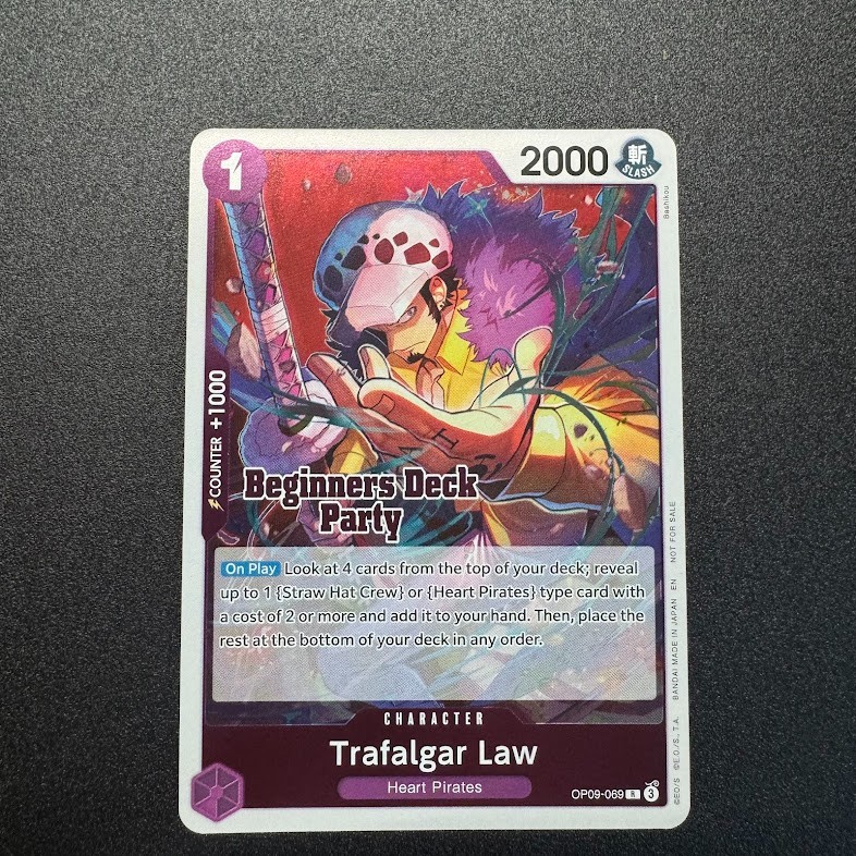 Trafalgar Law OP09-069 - Beginners Deck Party Participation Pack