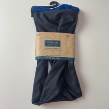 Cherokee 2-Pack Scrub Headbands Ear-Saving Mask Buttons CK506 Blue Gray OS