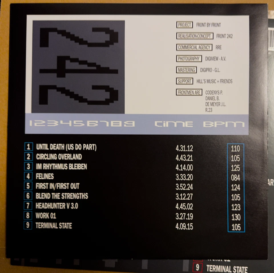 Front 242 - Front By Front - Vinyl LP - Bild 4 von 4