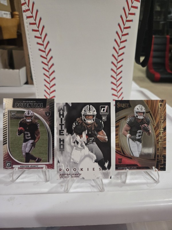 Ashton Jeanty 3 Card Rookie Lot