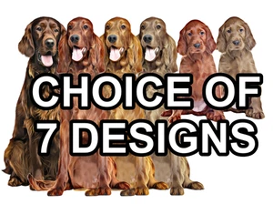 Irish Setter Self Adhesive Dog Sticker