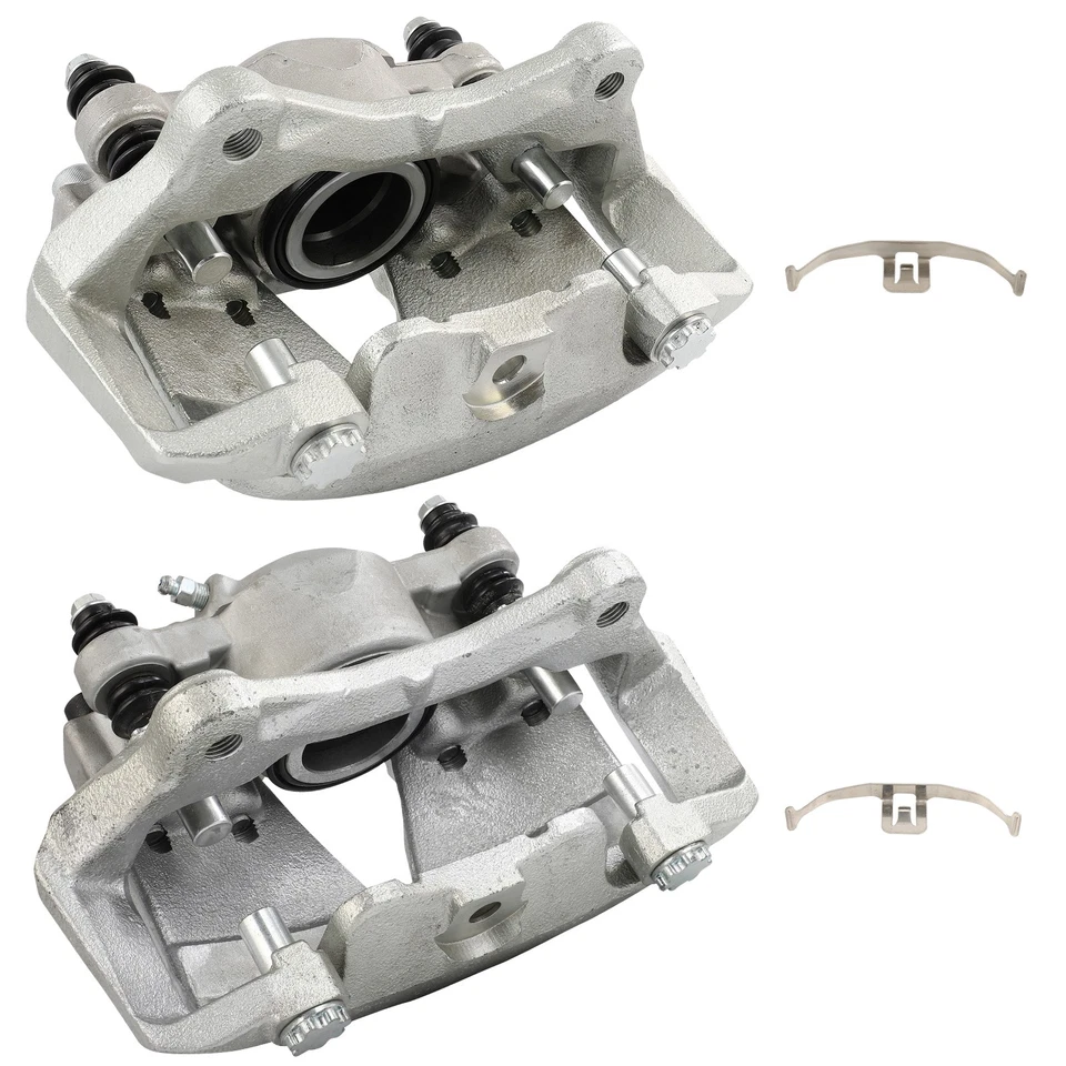 Front (2) For 2008-2017 Audi A5 Quattro 2009-2016 Audi A4 Brake Calipers New - Image 4 of 4