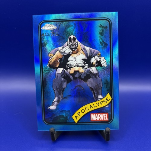 2025 Marvel Topps Chrome Apocalypse Blue Refractor /299