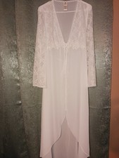 Jonquil By Diane Samandi Wedding Bridal Peignoir Robe Large Vintage NWT