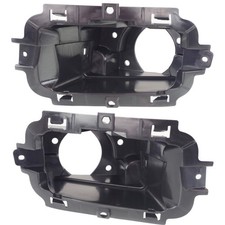 Fog Light Bracket Set For 14-15 Chevrolet Silverado 1500 Front Textured Black