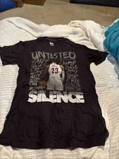 Lebron James Cleveland Cavaliers Untested Shirt Silence Size L Ships Fast