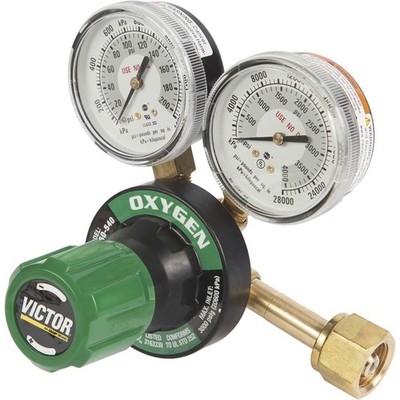 Victor G-Series G350 Single-Stage Oxygen Regulator, Heavy-Duty, Model# 0781-9433