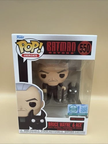Funko Pop! Batman Beyond: Bruce Wayne & Ace #550 LE 9500 w/Protector