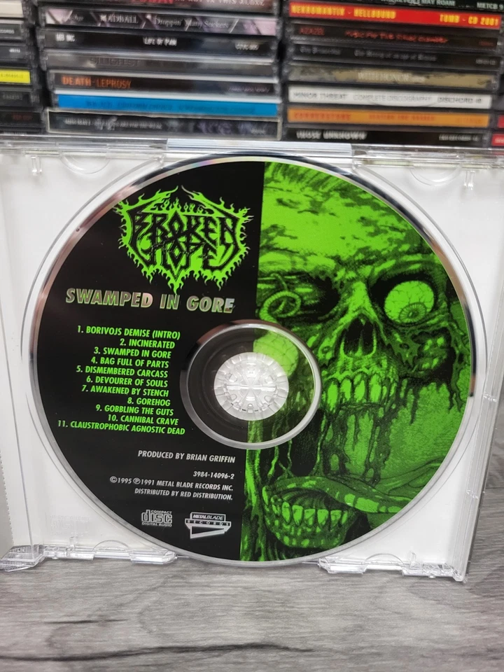 Metal Blade Records Broken Hope Swamped In Gore CD 1995 Death Metal 3984-14096-2 — 第 4/4 张图片