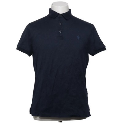 Polo Ralph Lauren, Poloshirt, Größe: M, Custom Slim Fit, Blau, Baumwolle #Mbt