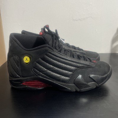 Jordan XIV 14 Retro Last Shot 2018 Black Red 487471-003 Size