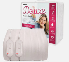 Image of Electric Blanket Single Double King Super King Size Machine Washable Mylek