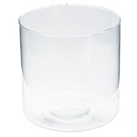 Glasvase Glaszylinder Blumenvase Deko Recycelt H15Cm Ø15Cm