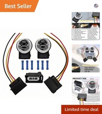 Reliable 2PCS Turn Signal Socket & Pigtail Connector for Ford F-Series 2003-2024