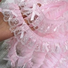 Ruffle Lace Trim 1 inch wide select color price per yard