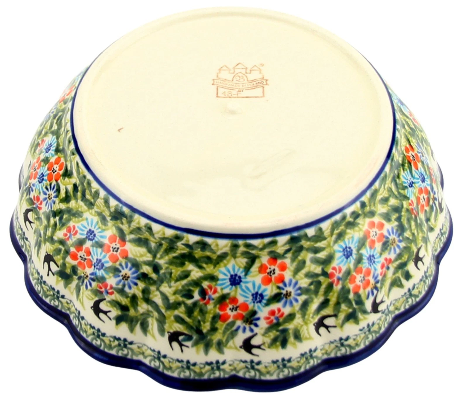 Zaklady Ceramiczne Scalloped Bowl - Thumbnail 4