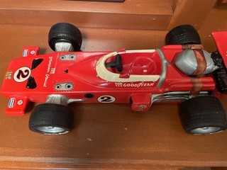 1972 A.J. FOYT INDY RACE CAR BOURBON WHISKEY DECANTER UNOPENED FULL WITH BOX